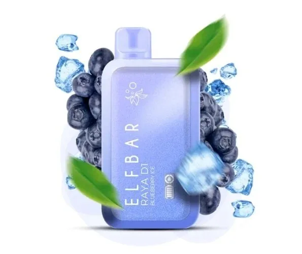 Elfbar Raya D1 - Blueberry Ice — Elf Bar Raya available in Bengaluru