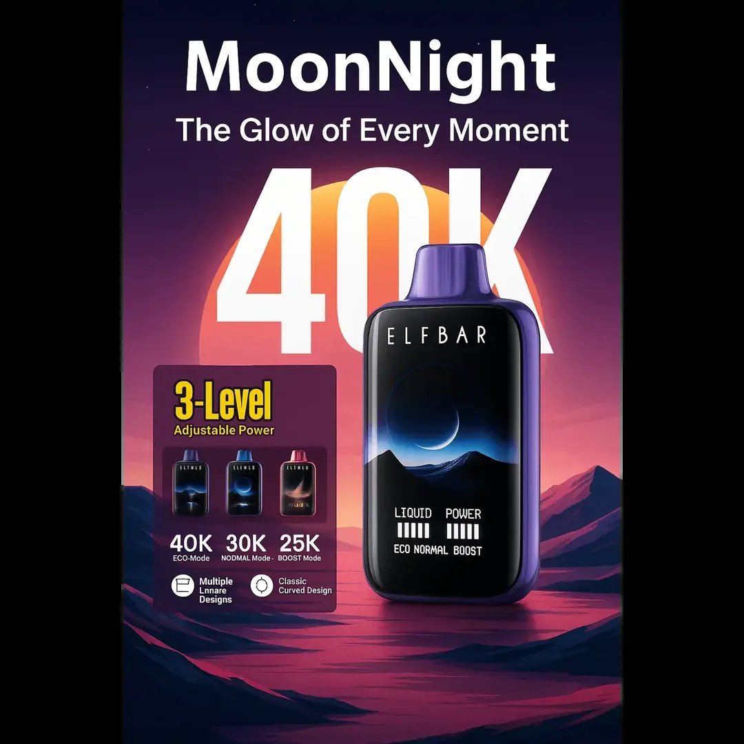 Elf Bar MoonNight 40k - Mint Burst — Elf Bar MoonNight available in Bengaluru